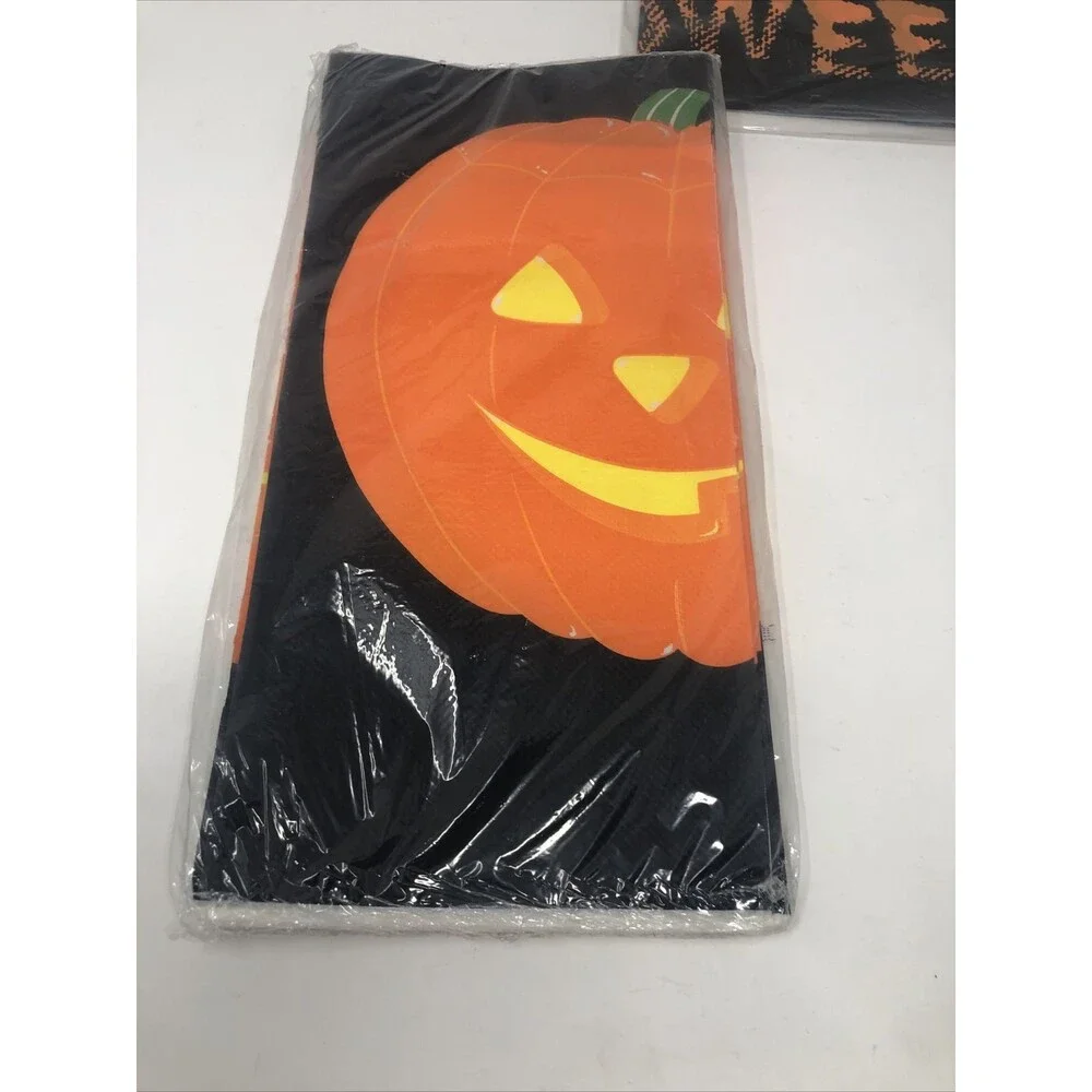 Vintage Gibson Greetings Halloween Party Supplies USA Pumpkin Invitations Plates